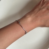 Knit link bracelet-Whenloveilove