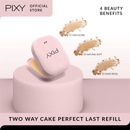PIXY UV Whitening two way cake Refill TWC Perfect Last 4 Beauty Benefits 01 Fair Ochre, 02 Buffnatur