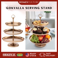 GOKVALA Serving Stand Three Tier Table Decorative Cake Cupcakes Kueh Cookies Serveware