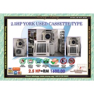 York 2.5HP Cassette Type Used Aircond AC9833 Klang Valley