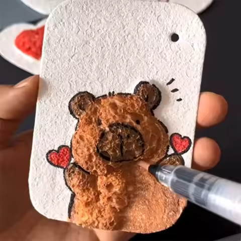 10PCS Foam Texture Painting Paper puffy Texture Paper Creative Magic 3D Art Drawing Paper for Kids D