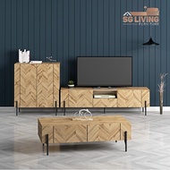 [High Quality✨] 1.6m TV Console Living Room Wooden Furniture Shoe Storage Cabinet Coffee Table Buffet Cabinet Vintage