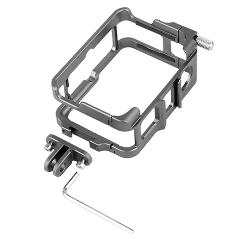 Aluminum Frame Cage W/ Cold Shoe Camera Frame Case Camera Cage for Insta360 Ace Pro 2 for Insta360 A