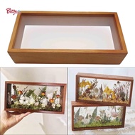 Prettyia Shadow Box Frame Photo Frame DIY Gifts Decorative Pressed Flower Frame Picture Frame for Ke
