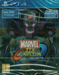 PS4 鐵盒版 漫威vs卡普空 無限 Marvel vs. Capcom Infinite中文版附特典書【板橋魔力】