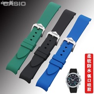 Casio Silicone Strap Rubber Tape Male BEM501/506/507/517 Black Waterproof Silicone 22 20mm