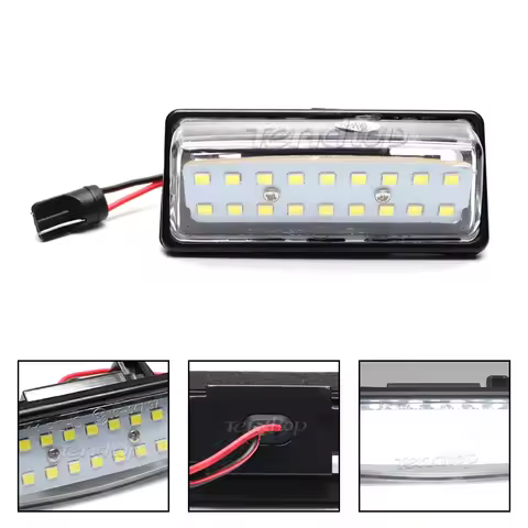 2Pcs LED License Number Plate Lamp Car Light 12V Canbus White Fit for Nissan TEANA J31 J32 Maxima Ce