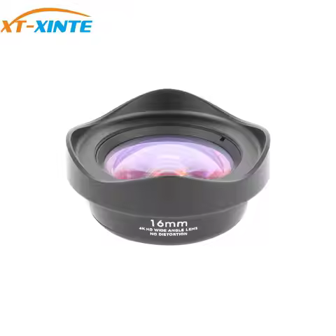 XT-XINTE 16mm Distortion-free Wide Angle Phone Camera Lens 65mm Portrait Telephoto Lens DSLR Effect 