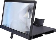 Generic 12 Inch Smartphone Screen Magnifier, 3D HD Foldable Amplifier Phone Stand, Adjustable Angle 