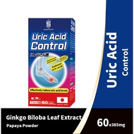 SingChoice Uric Acid Control Lower Uric Acid Gout Control Relief Gout Pain (60 Veg.Capsules)