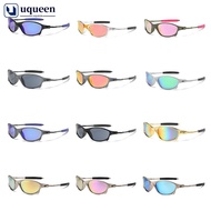 UQUEEN Rectangle Full Rim Y2K Vintage Sunglasses For Men Women Polarized UV400 Cycling Fishing Drivi