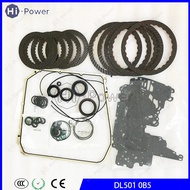 DL501 0B5 7 Speed  Auto Transmission Clutch Repair Kit Friction Plate for AUDI OB5 Gearbox Clutch Ov