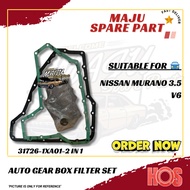 MSP NISSAN MURANO 3.5 V6 AUTO TRANSMISSION FILTER SET 31726-1XA01-2 IN 1