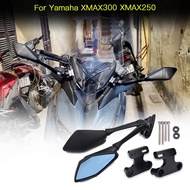 Motorcycle Rearview Mirrors Bracket (Move Forward) CNC Aluminum Mirror Holder Combo Set to fit For Yamaha XMax300 XMax250 17-22