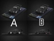 Time Micro TM 1:64合金模型！RWB993寛體改装版，新色Mini Station定制版預售中。BlackBird黑鳥 - Silver Rims銀軨 / Black Rims黑軨。約