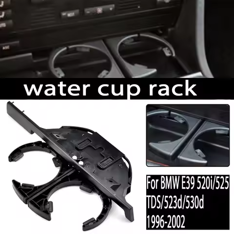 Front Rear Dual Car Drink Cup Holder For BMW E39 520i 525i 528i 520d 1997-2003 51168184520 511681902