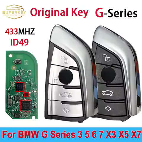 SUPERKEY Original G Series Smart Remote Car Key ID49 434MHZ N5F-ID21A IC: 3248A-ID21A For BMW 3 5 6 