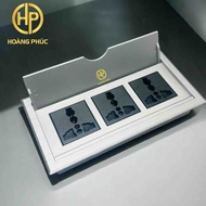 Plastic under-table socket box (replaceable for aluminum wire cover KT 160X80X23MM)