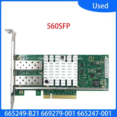 Original 560SFP 665249-B21 669279-001 665247-001 Server Adapter Ethernet Card Network Card Ports Eth