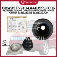 BMW X5 E53 3.0 4.4 4.6 1999-2006 REAR BELAKANG DRIVE SHAFT COVER INNER OUTER 33211229213 33211229209