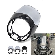 Motorcycle Accessories Headlamp Windscreen Front Headlight Mask Fairing Protection Windshield For Ho