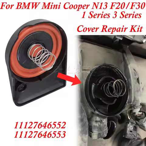 Car Engine PCV Valve Cover Repair Kit With Membrane For BMW N13 F20 F30 11127646552 11127646553 Car 