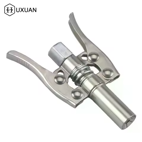 10000PSI Grease Gun Coupler Manual Grease Pump Head Syringe Lubrication Nozzle Oil Pump Filling Tool