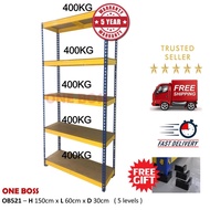 H5'xL2'xD1' ( 5 LEVELS ) BOLTLESS STORAGE WAREHOUSE STORE ROOM OFFICE FILE RACK