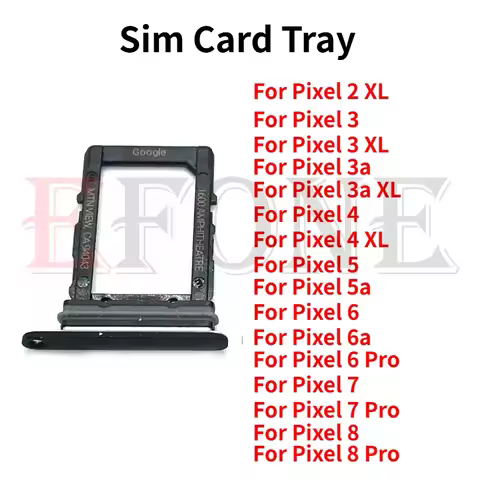 For Google Pixel 2 3 3A 4 4A 5 5A 6 6A 7 8 Pro XL 4G 5G Sim Card Slot Tray Holder Sim Card Reader So