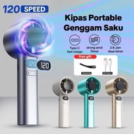 Mini handheld cooling fan M11 - Small handheld electric cooling fan with high speed display