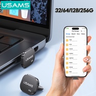 USAMS Phone Drive USB C Type-C OTG Flash Drive Super Mini Thumb Memory Stick(32GB/64GB/128GB/256GB)