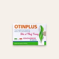 Viên uống giúp đẹp tóc lành thương OTINPLUS bổ sung Biotin kẽm B5 - hộp 60 viên