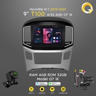 Q7 9 นิ้ว หน้าจอ Android Hyundai H1 2015พร้อม WIFI GPS YouTube 2DIN Apple CarPlay