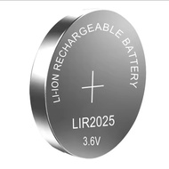 CR2025 แบบชาร์จ High capacity 40mAh Rechargeable Button Batteries 3.7v CR2025 CR 2025 Coin Lithium B