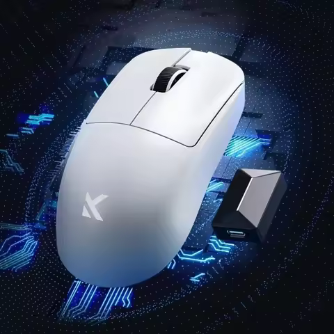 MCHOSE L7 Pro Ultra PAW3395 8K Three Mode Mouse 2.4g Wireless Custom Lightweight E-sports Gaming PC 