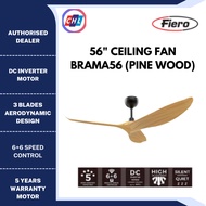 FIERO BRAMA56 / DEKA+ (NEW 2024) MONZIO 56 3 BLADE WITH DC MOTOR CEILING FAN - DEKA WARRANTY MALAYSI