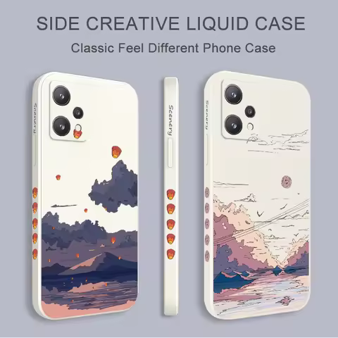 Anime Scenery Case For OPPO Realme 9 9i 8 8i 7 7i 6 Pro Plus C31 C35 C1 C11 C12 C15 C20 C21Y C25 C25