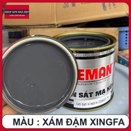 Sơn trực tiếp cho Kim Loại - Sắt Mạ Kẽm - GEMAN - Bề mặt bóng VÀ MỜ Lon 3 Lít