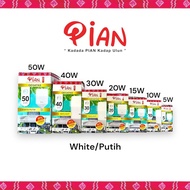 PIAN Geegatas Bulb T 5 Watt 10 Watt 15 Watt 20 Watt 30 Watt 40 Watt 50 Watt