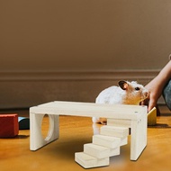 [trdfdv] Wooden Hamster Platform Cage Stairs Playground Parakeet Toys Budgie Climb Bridge