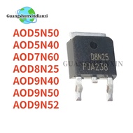 1-5PCS AOD5N40 D5N40 AOD5N50 D5N50 AOD7N60 D7N60 AOD8N25 D8N25 AOD9N40 D9N40 AOD9N50 D9N50 AOD9N52 D