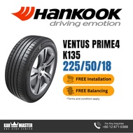 225/50/18 Hankook Ventus Prime 4 K135 (with Installation)