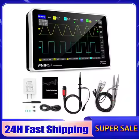 FNIRSI-1013D Digital Tablet Oscilloscope Dual Channel 100M Bandwidth 1GS Sampling Rate Mini Tablet D