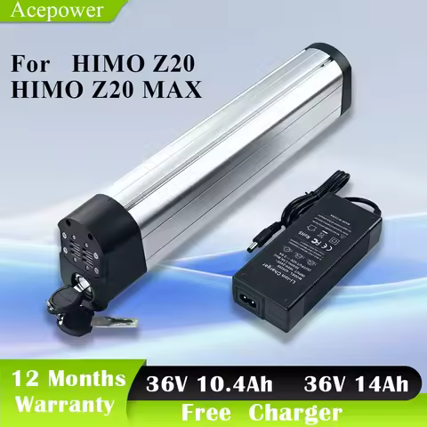 For HIMO Z20 Z16 Z20 Max Electric Bicycle Battery 36V10Ah 12.8Ah 14Ah Battery for HIMO Z20 Z16 Ebike