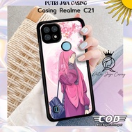 Case Realme C21 Realme C21 Motif 03HIJABER Latest Cute Character Cute Anime Anime Character Softcase