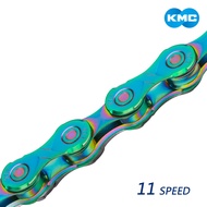 K KMC X11 11 Speed Aurora Chain 11speed Eleven Speed Chain (Colorful) 11s Green