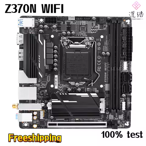 For Z370N WIFI Motherboard 32GB M.2 HDMI SATA3.0 LGA 1151 DDR4 Mini-ITX Z370 Mainboard 100% Tested F