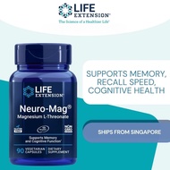 [SG Stock]Life Extension, Neuro-Mag, Magnesium L-Threonate, 90 Vegetarian Capsules