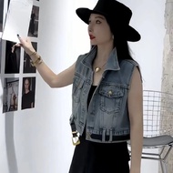 .Vest Jacket Korean Version This Year's Popular Chic Design Sense Vest Vest Short Vest Bulletproof V