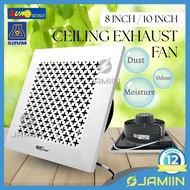 EUROWIND 8/"10" Ceiling Exhaust Fan Kipas Siling Kipas Ekzos Ventilation Fan 抽风机 Exzos Fan Bedroom L